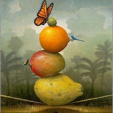 Схема вышивки «фрукты.магический реализм»