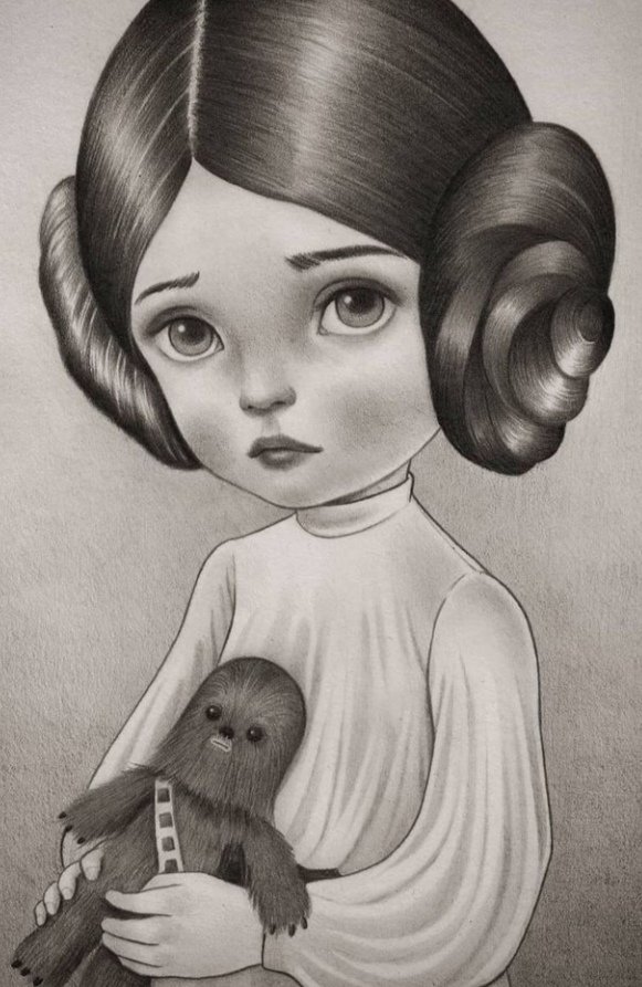 Лея - звездные войны, лея - оригинал