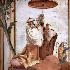 Схема вышивки «ДЖОВАННИ ДОМЕНИКО ТЬЕПОЛО. ПРОГУЛКА МАНДАРИНА ИЗ КИТАЙСКОЙ КОМНА»