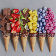 фруктовое мороженое