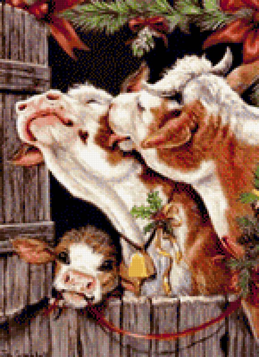 Год Быка. Семья. Коровы - предпросмотр