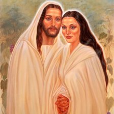 Схема вышивки «JESUS Y MARIA»
