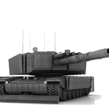Схема вышивки «танк»