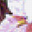 Предпросмотр схемы вышивки «Букет разноцветных ирисов с пчёлами, бабочкой» (№2243411)