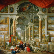 Схема вышивки «галерея картины»