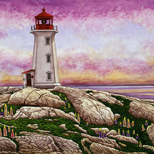 Схема вышивки «Маяк»