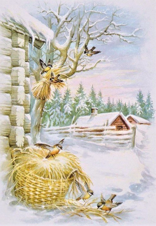 Winter birds - оригинал