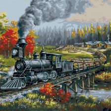 Схема вышивки «tren»