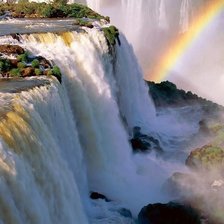 Схема вышивки «Водопад»