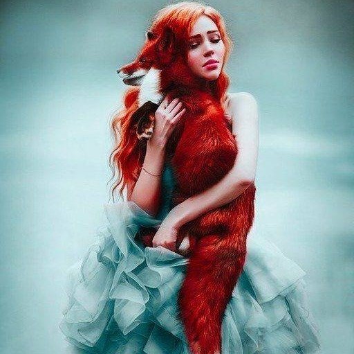 девушка - девушка лиса - оригинал