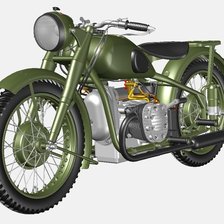 Оригинал схемы вышивки «Мотоцикл урал2» (№2245714)