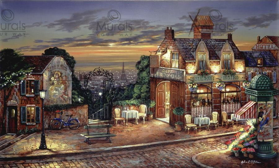 ДЖОН-ПАТРИК О'БРАЙЕН. КАФЕ МОНМАРТР - помещения, здания - оригинал