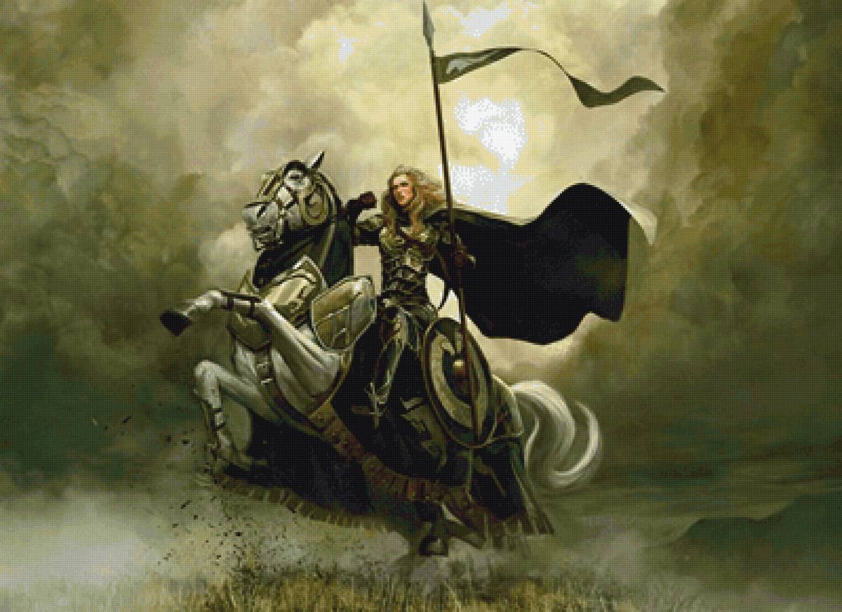 Всадник Рохана - властелин колец, фэнтези, фильм, книга - предпросмотр