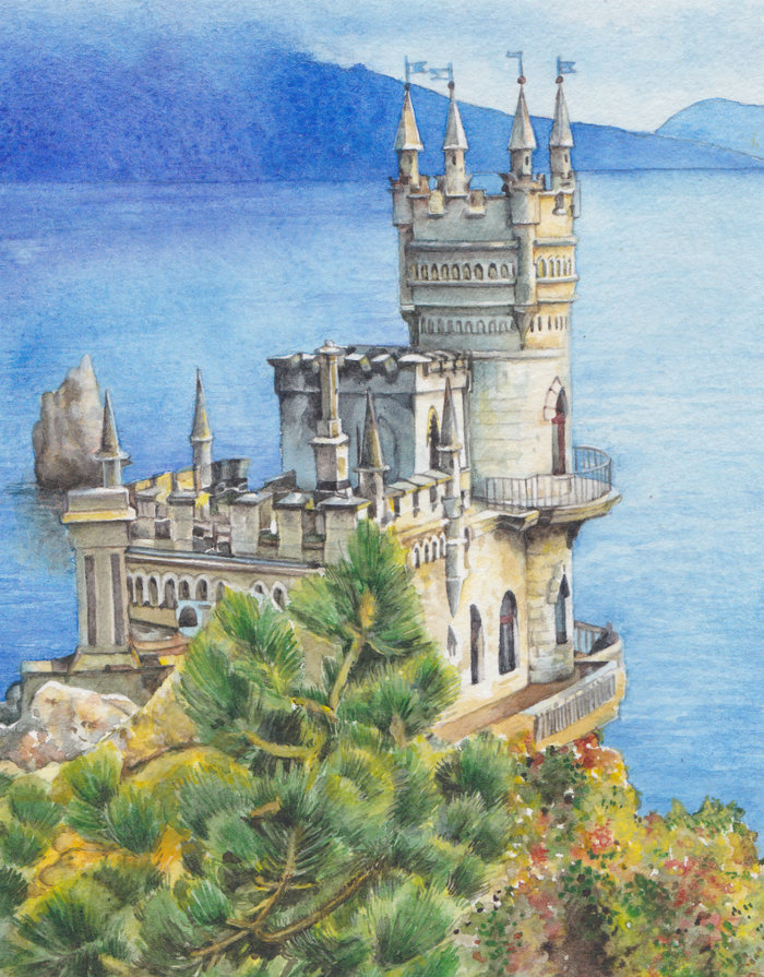 ласточкино гнздо - оригинал