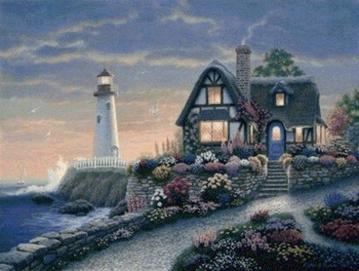 Lighthouse Overlook by Richard Burns - предпросмотр