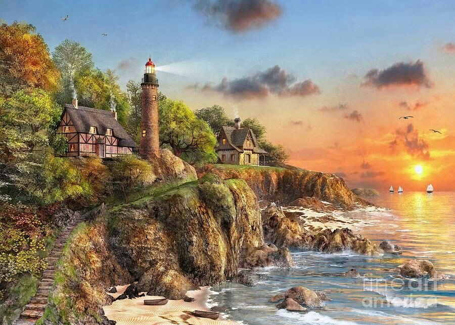 Sunset at Graggy by Dominic Davison - оригинал