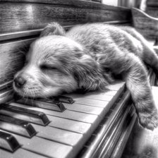 Схема вышивки «музыкант»