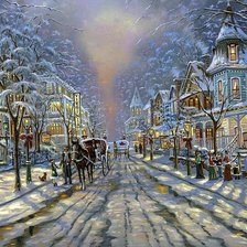 Схема вышивки «Robert Finale Cape May Chrismas»