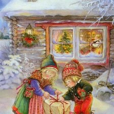 Схема вышивки «Новый год»