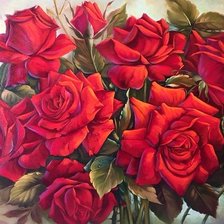 Оригинал схемы вышивки «rosas rojas» (№2248204)