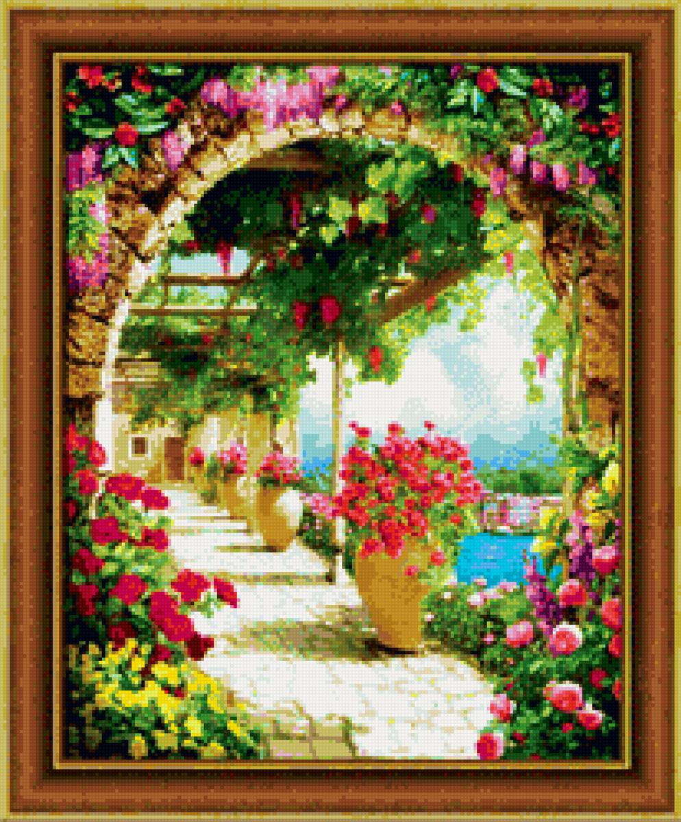 Картина - цветы - предпросмотр