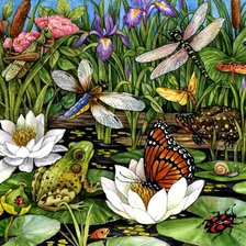 Схема вышивки «БОЛОТО»