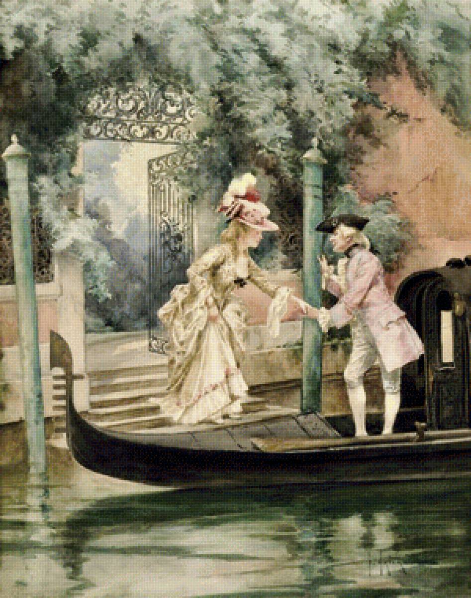 Пара у лодки - предпросмотр