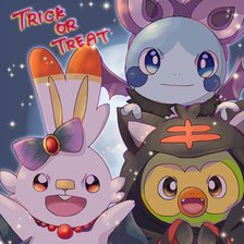 Схема вышивки «Pokémon New Year»