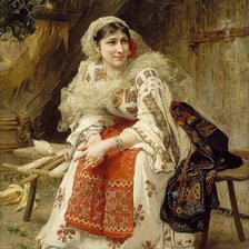 Схема вышивки «portrete»