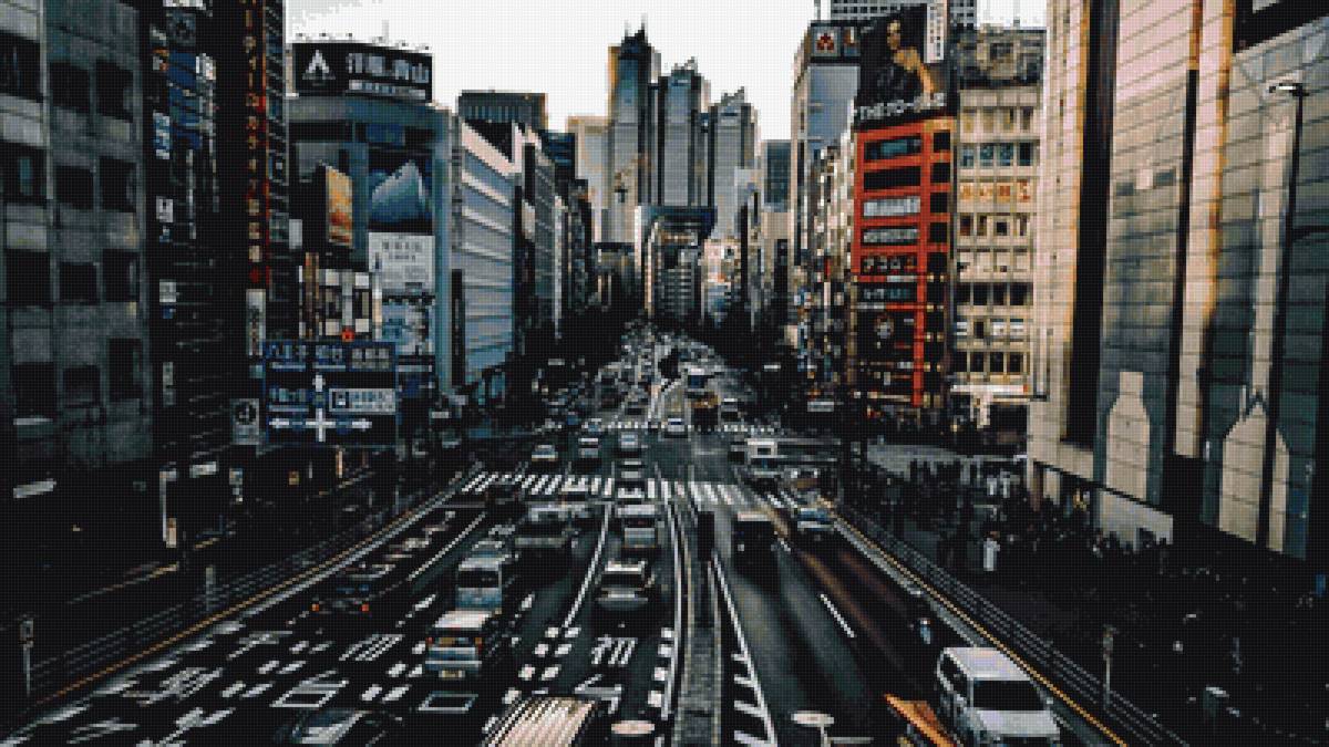 город - токио, городской пейзаж, дома, пнк, город, архитектура - предпросмотр