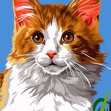 Схема вышивки «Котенок»