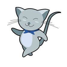 Схема вышивки «Кот»