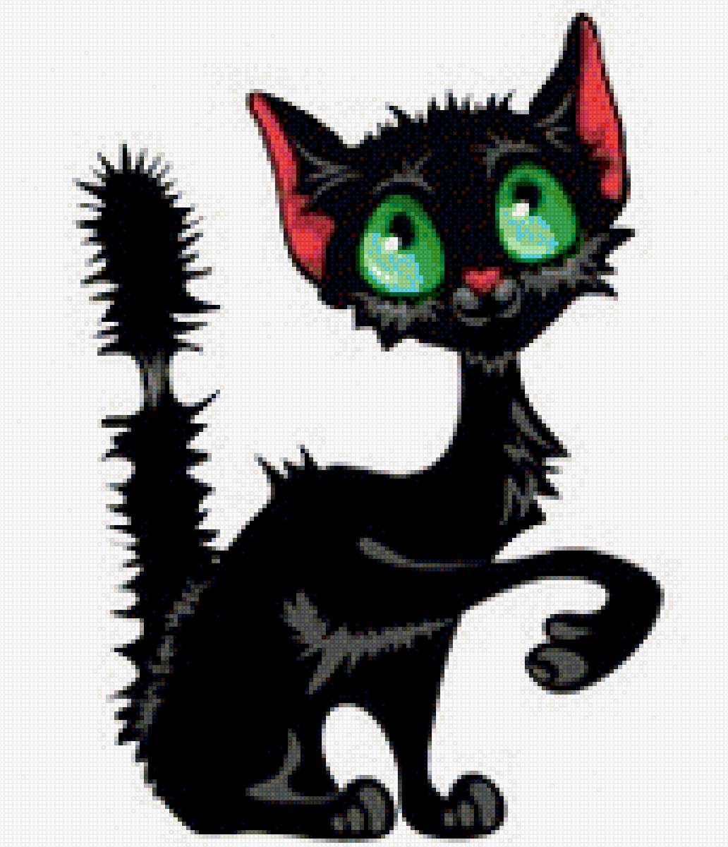 черный кот - кот - предпросмотр