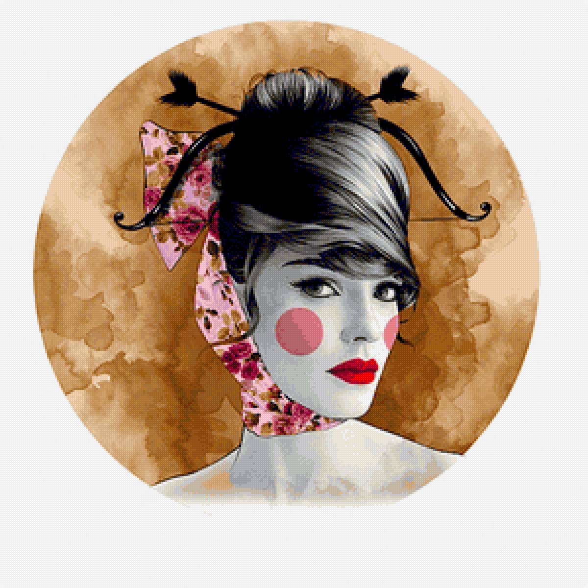 Стрелец - зодиак, стрелец, арт, девушка - предпросмотр