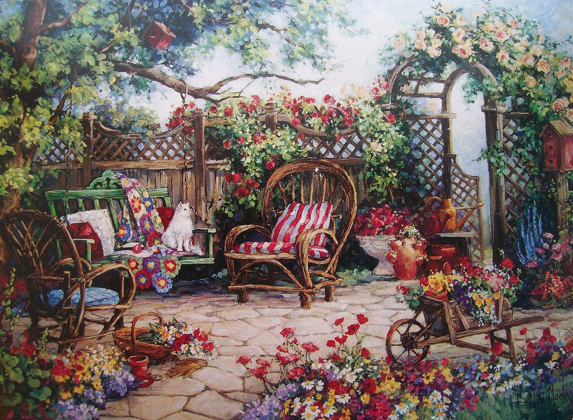 БАРБАРА МОК. В БАБУШКИНОМ САДУ - помещения, здания - оригинал