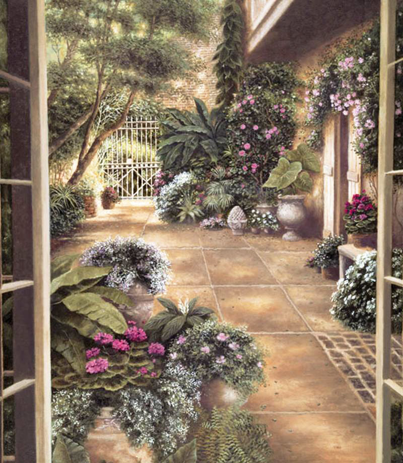 БЭТСИ БРАУН. ВО ДВОРЕ - здания, помещения - оригинал