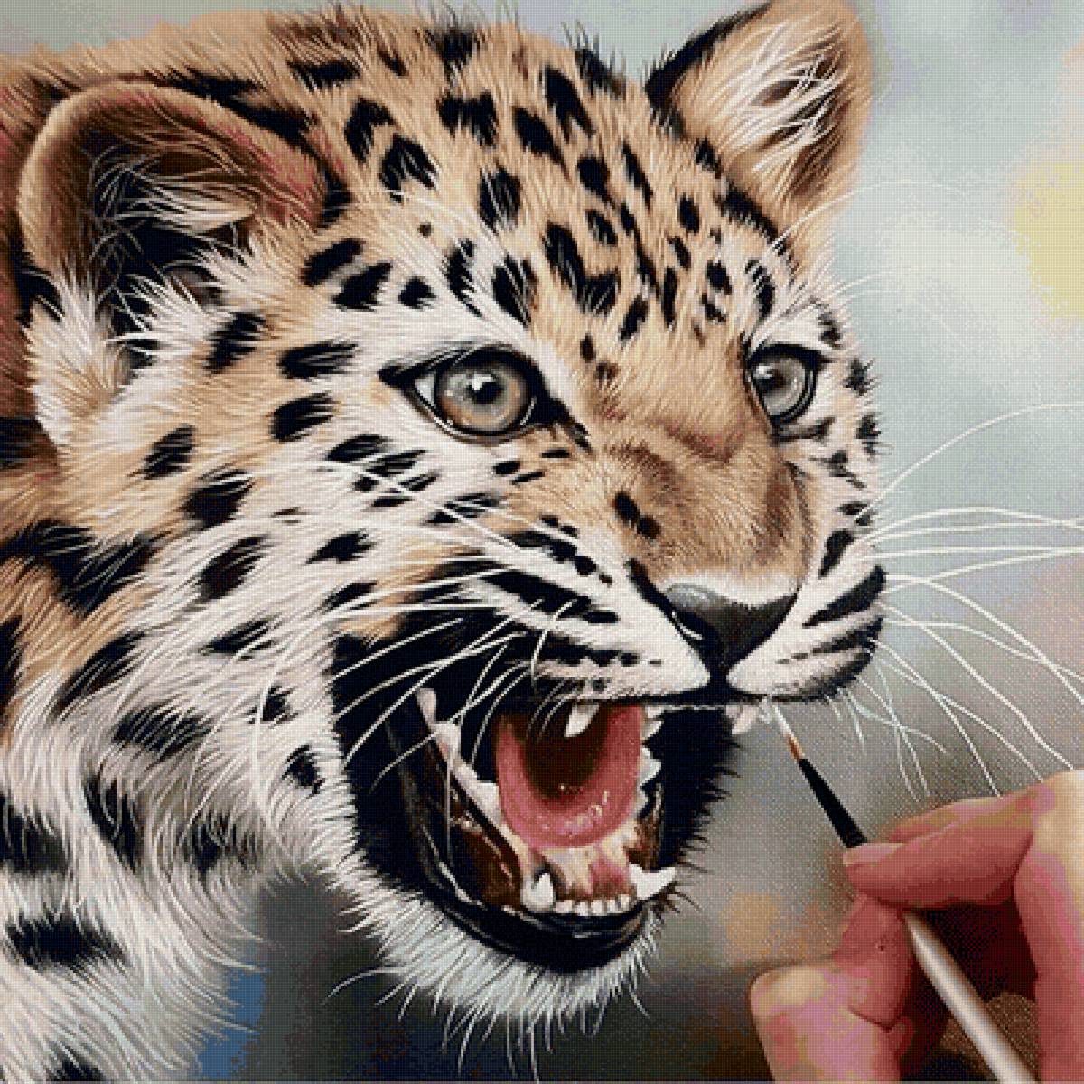 Котик рукой художника - предпросмотр