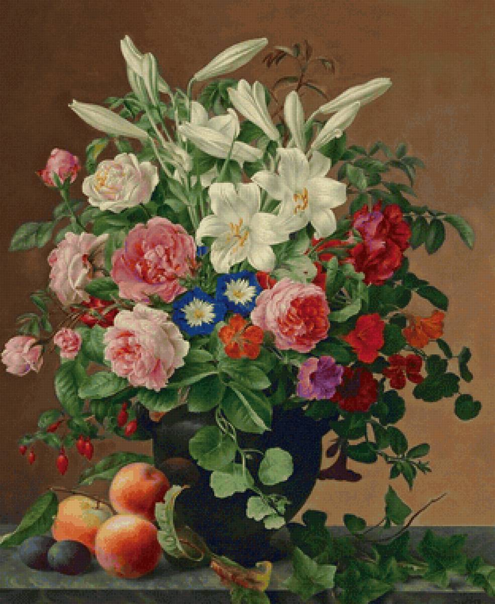 Boque de flores. - flores.frutas - предпросмотр