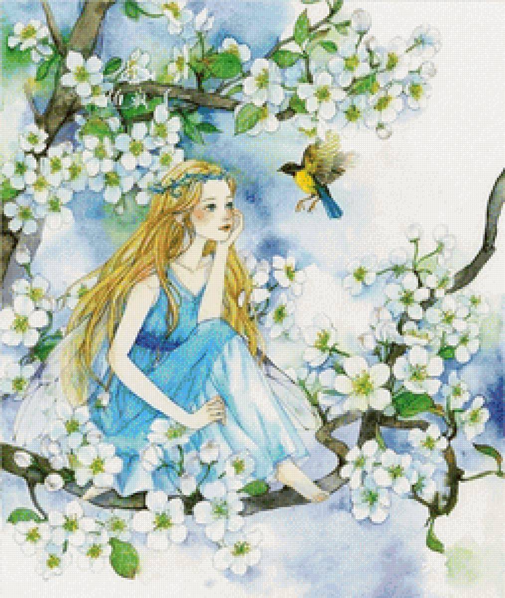 Весна - дети, люди - предпросмотр