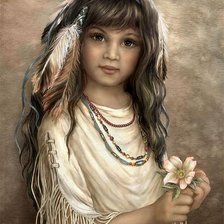 Схема вышивки «ДЕВОЧКА»