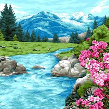 Схема вышивки «ПЕЙЗАЖ»