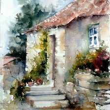 Схема вышивки «Пейзаж»