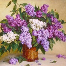 Схема вышивки «цветы»