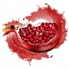 Схема вышивки «гранат»