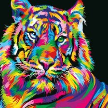 Схема вышивки «TIGRE»