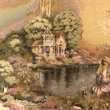 Схема вышивки «Пейзаж»