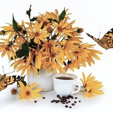 Схема вышивки «Flores»