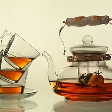 Схема вышивки «чайный сервиз»