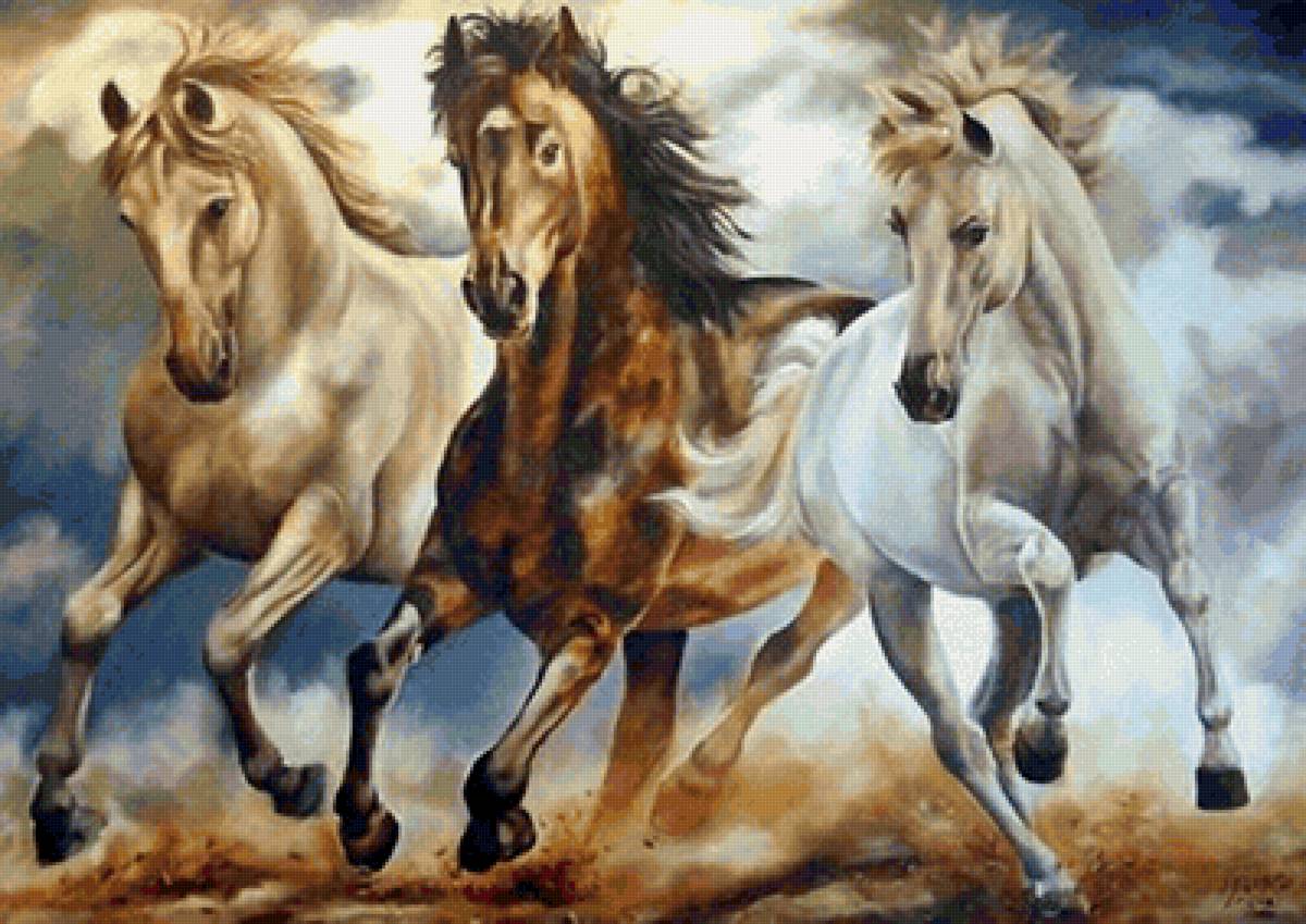 Cavalos. - animais. - предпросмотр