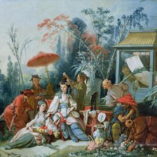 Схема вышивки «ФРАНСУА БУШЕ. КИТАЙСКИЙ САД. ШИНУАЗРИ»